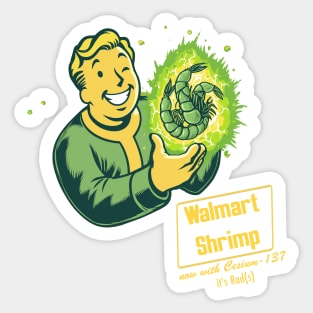 Radioactive Shrimp Meme Stickers for Sale | TeePublic